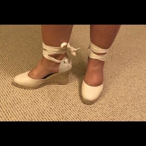 Soludos wedge Lace-up Espadrilles